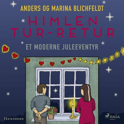 Himlen tur-retur – et moderne juleeventyr – omslag til lydbogen af Anders Blichfeldt, Marina Blichfeldt