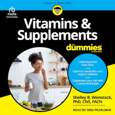 Vitamins & Supplements For Dummies – omslag til lydbogen af Shelley B. Weinstock