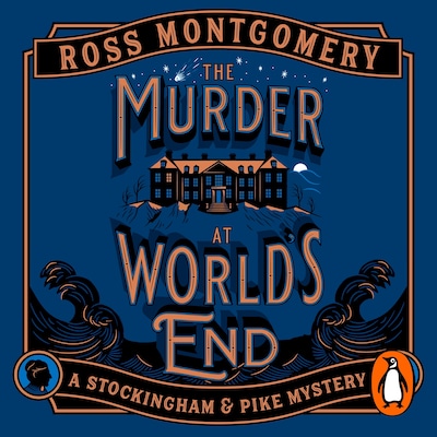 The Murder at World’s End – omslag til lydbogen af Ross Montgomery