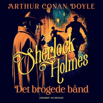 Det brogede bånd – omslag til lydbogen af Arthur Conan Doyle