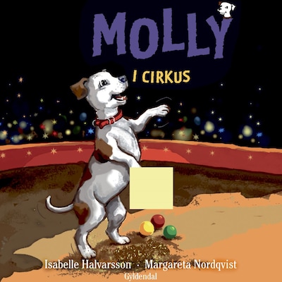 Molly 4 - Molly i cirkus – omslag til lydbogen af Isabelle Halvarsson