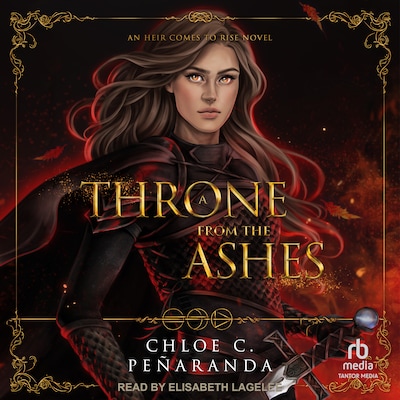 A Throne from the Ashes – omslag til lydbogen af Chloe C. Peñaranda