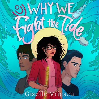 Why We Fight the Tide – omslag till ljudboken av Giselle Vriesen