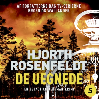 De uegnede – omslag til lydbogen af Michael Hjorth, Hans Rosenfeldt