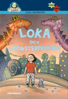 Loka och monsterprinsen – omslag till ljudboken av Lisa Moroni