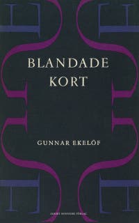 Blandade kort – omslag till ljudboken av Gunnar Ekelöf