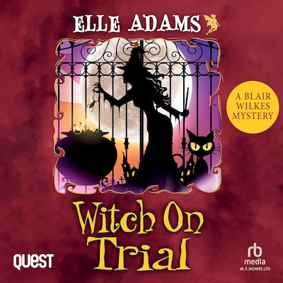 Witch on Trial – omslag til lydbogen af Elle Adams