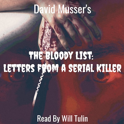 The Bloody List – omslag til lydbogen af David Musser