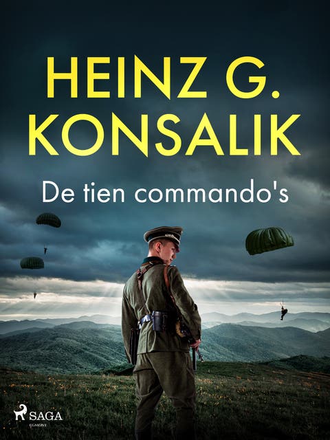 De tien commando's – omslag van het luisterboek van Heinz G. Konsalik