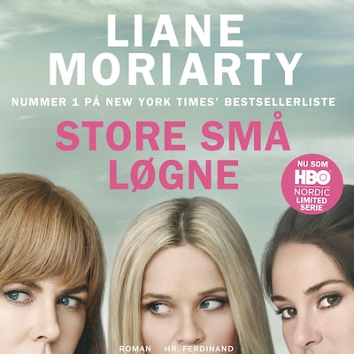 Store små løgne – omslag til lydbogen af Liane Moriarty