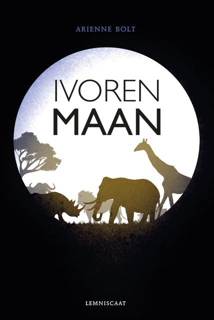 Ivoren maan – omslag van het luisterboek van Arienne Bolt