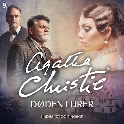 Døden lurer – omslag til lydbogen af Agatha Christie