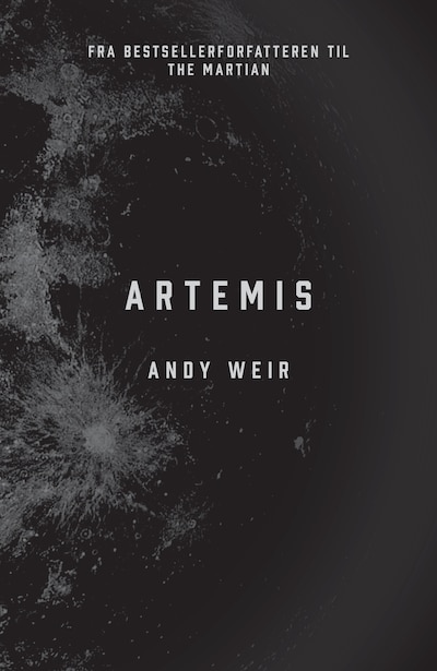 Artemis – omslag til lydbogen af Andy Weir