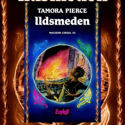 Magiens cirkel #3: Ildsmeden – omslag til lydbogen af Tamora Pierce