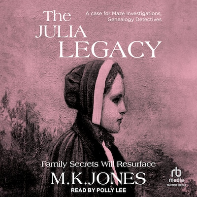 The Julia Legacy – omslag til lydbogen af M. K. Jones