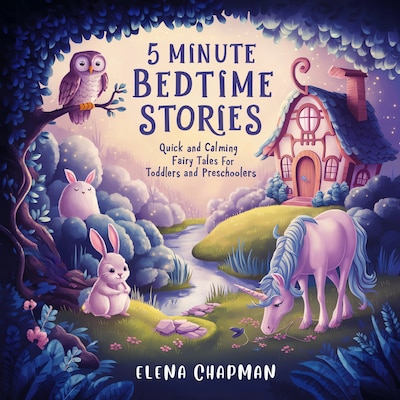 5 Minute Bedtime Stories – omslag til lydbogen af Elena Chapman