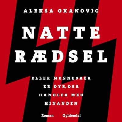 Natterædsel – omslag til lydbogen af Aleksa Okanovic