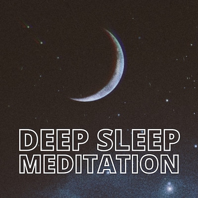 Deep Sleep Meditation – omslag til lydbogen af Deep Sleep Meditation