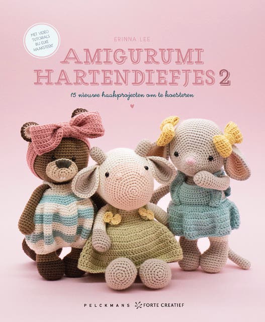 Amigurumi Hartendiefjes 2 – omslag van het luisterboek van Erinna Lee