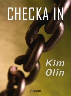 Checka in – omslag till ljudboken av Kim Olin