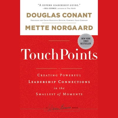 TouchPoints – omslag til lydbogen af Douglas Conant, Mette Norgaard