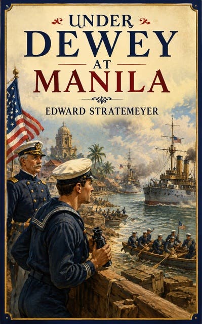 Under Dewey at Manila – omslag til lydbogen af Edward Stratemeyer