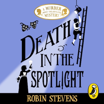 Death in the Spotlight – omslag til lydbogen af Robin Stevens