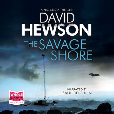 The Savage Shore – omslag til lydbogen af David Hewson