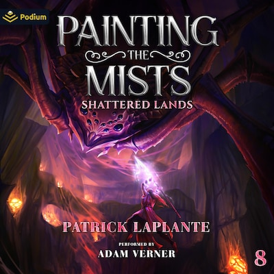 Shattered Lands – omslag til lydbogen af Patrick G. Laplante