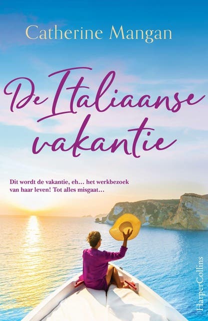 De Italiaanse vakantie: Dit wordt de vakantie, eh... het werkbezoek van haar leven! Tot alles misgaat... – omslag van het luisterboek van Catherine Mangan