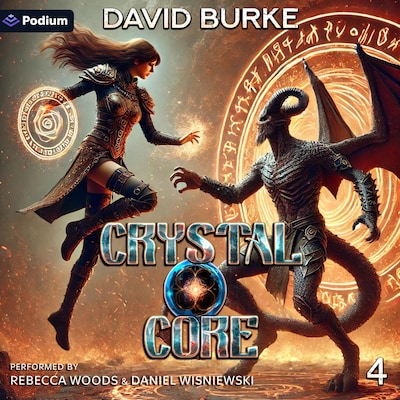 Crystal Core 4 – omslag til lydbogen af David Burke