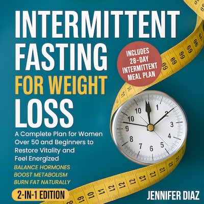 Intermittent Fasting for Weight Loss – omslag til lydbogen af Jennifer Diaz
