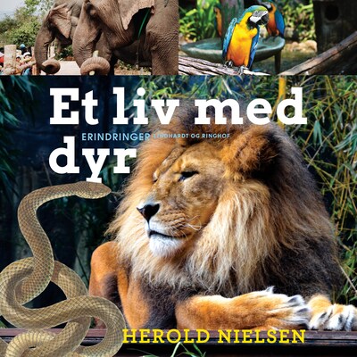 Et liv med dyr – omslag til lydbogen af Herold Nielsen