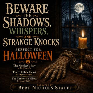Beware the Shadows, Whispers, and Strange Knocks: Perfect for Halloween – omslag till ljudboken av Edgar Allan Poe, Oscar Wilde, W. W. Jacobs