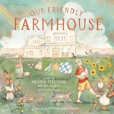 Our Friendly Farmhouse – omslag til lydbogen af Melissa Ferguson