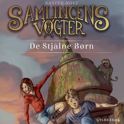 Samlingens Vogter 4 - De stjålne børn – omslag til lydbogen af Kasper Hoff