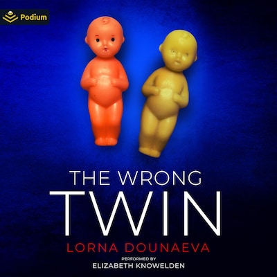 The Wrong Twin – omslag til lydbogen af Lorna Dounaeva