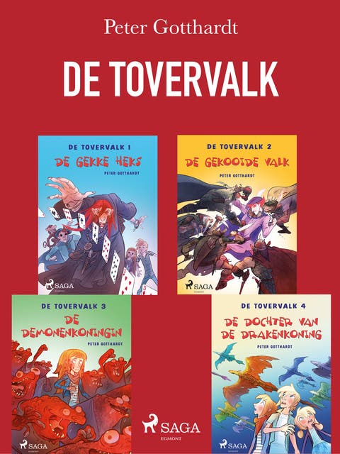 De tovervalk 1-4 – omslag van het luisterboek van Peter Gotthardt