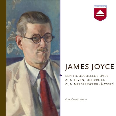 James Joyce – omslag van het luisterboek van Geert Lernout
