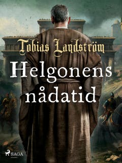 Helgonens nådatid – omslag till ljudboken av Tobias Landström