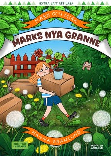 Marks nya granne – omslag till ljudboken av Hanna Granlund