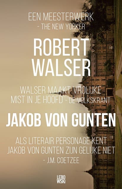 Jakob von Gunten – omslag van het luisterboek van Robert Walser