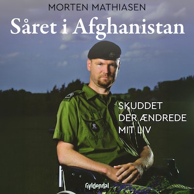 Såret i Afghanistan – omslag til lydbogen af Morten Mathiasen