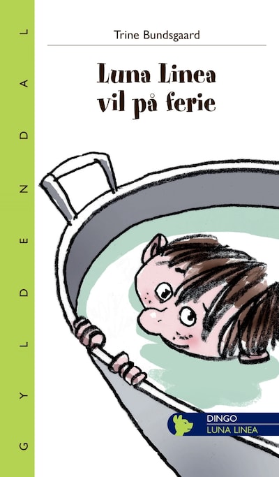 Luna Linea vil på ferie – omslag til lydbogen af Trine Bundsgaard