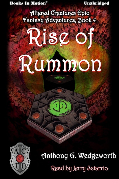 Rise Of Rummon – omslag til lydbogen af Anthony G. Wedgeworth