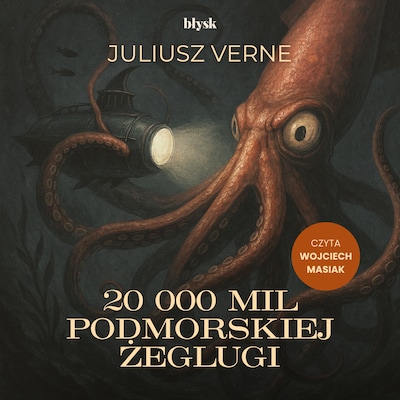 20 000 mil podmorskiej żeglugi – okładka audiobooka, autor Juliusz Verne