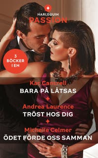Bara på låtsas / Tröst hos dig / Ödet förde oss samman – omslag till ljudboken av Andrea Laurence,Kat Cantrell,Michelle Celmer