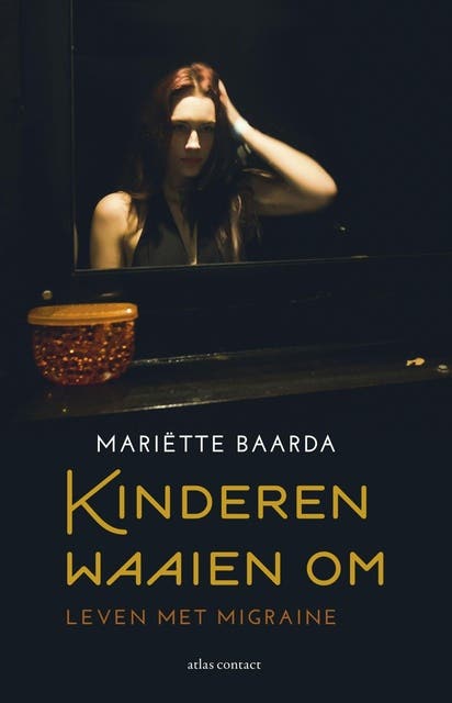Kinderen waaien om: leven met migraine – omslag van het luisterboek van Mariëtte Baarda