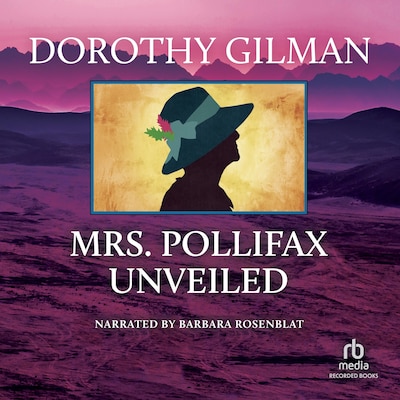 Mrs Pollifax Unveiled – omslag til lydbogen af Dorothy Gilman