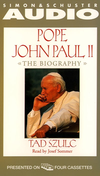 Pope John Paul II – omslag van het luisterboek van Tad Szulc